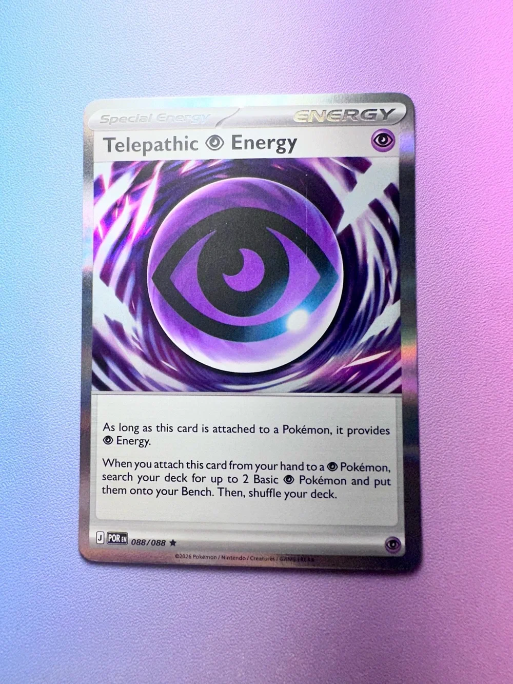 telepathic energy - 088/088 (holo rare) — pokémon: perfect order